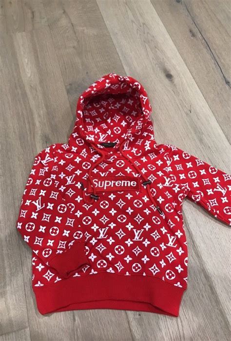 louis vuitton supreme kids hoodie